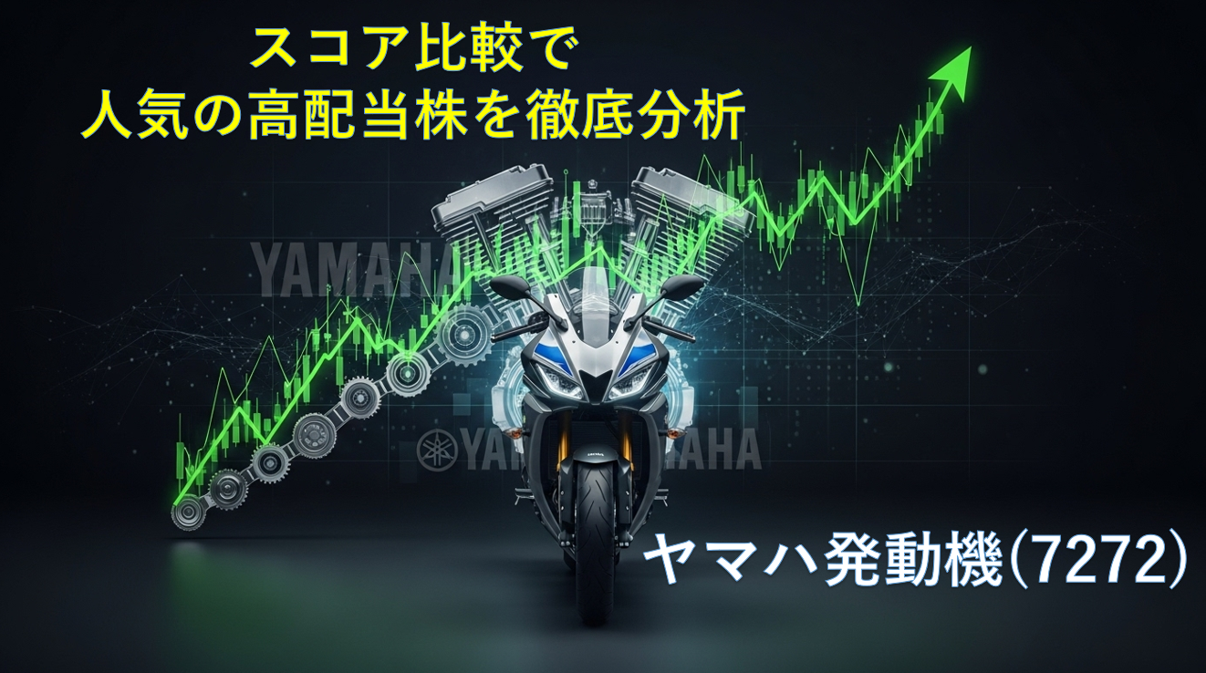 【ヤマハ発動機(7272)】スコア比較で人気の高配当株を徹底分析 | SEサラリーマンブログ